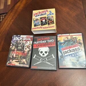 Jackass Unrated  - 3 DVD's Set